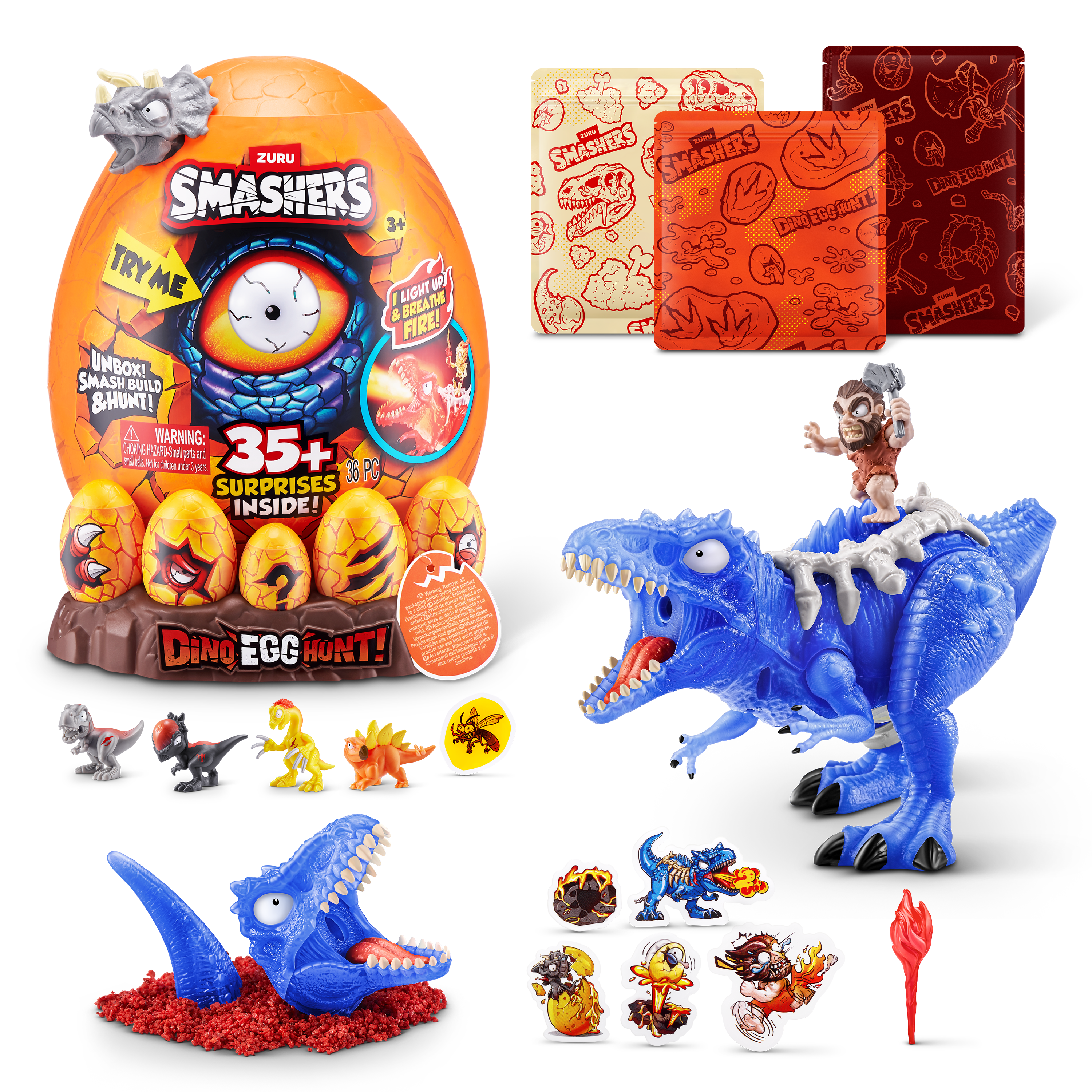 Игровой набор Zuru Smashers Dino Egg hunt в ассортименте - фото 17