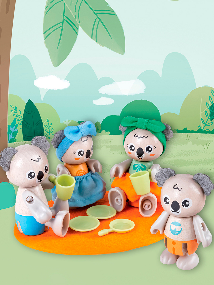 Игровой набор Hape Семья коал - фото 3