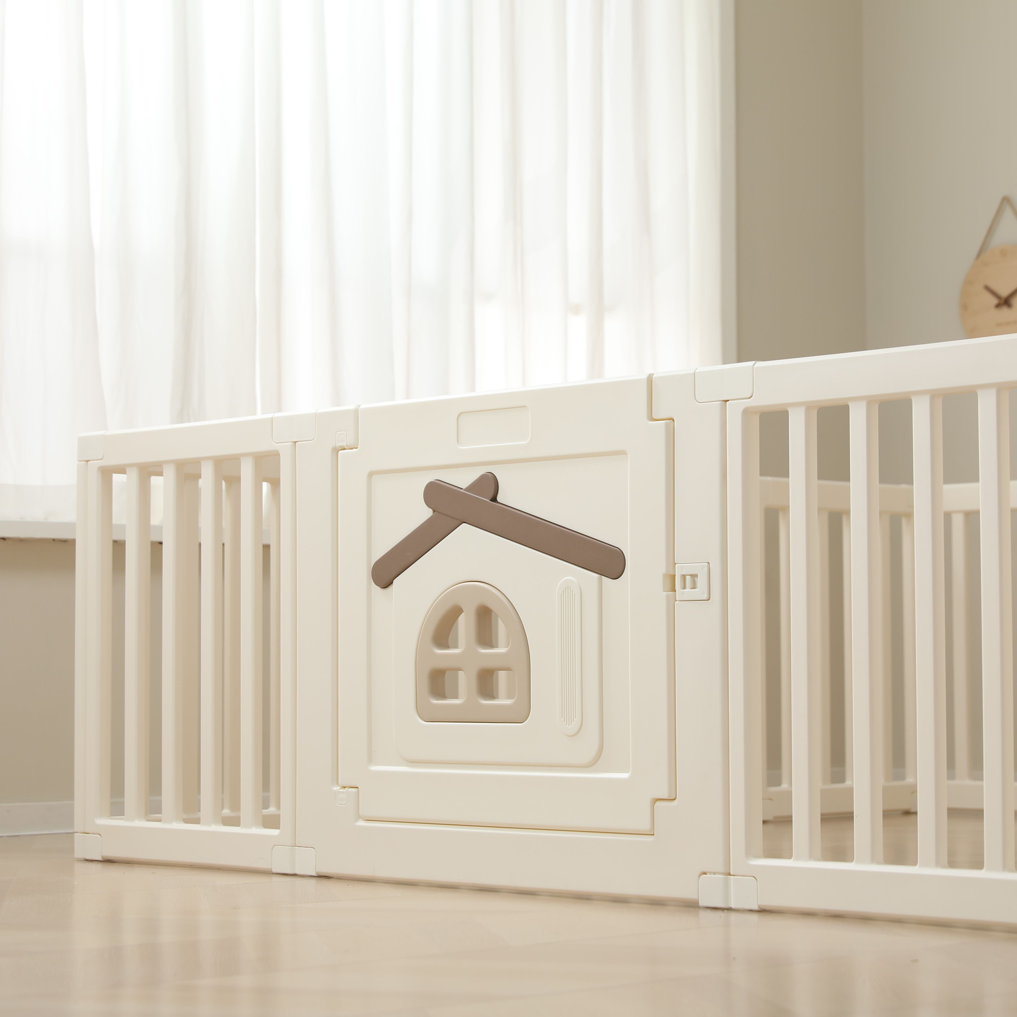 Манеж UNIX Kids Classic tree house 180x200 cm camel PPCL12CL - фото 20