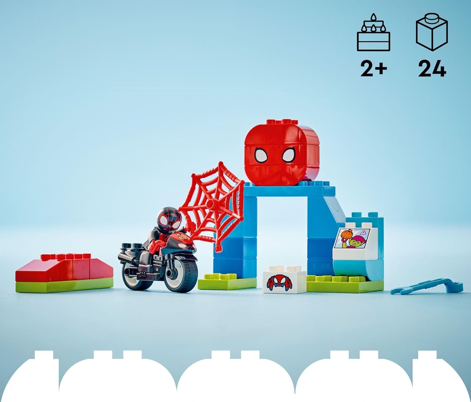 Конструктор LEGO DUPLO Мотоциклетное приключение 24 дет. - фото 2