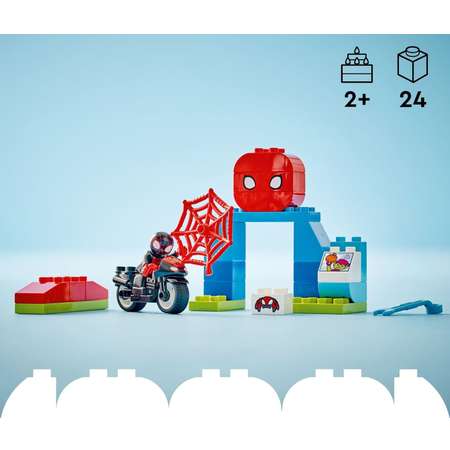 Конструктор LEGO DUPLO Мотоциклетное приключение блочный