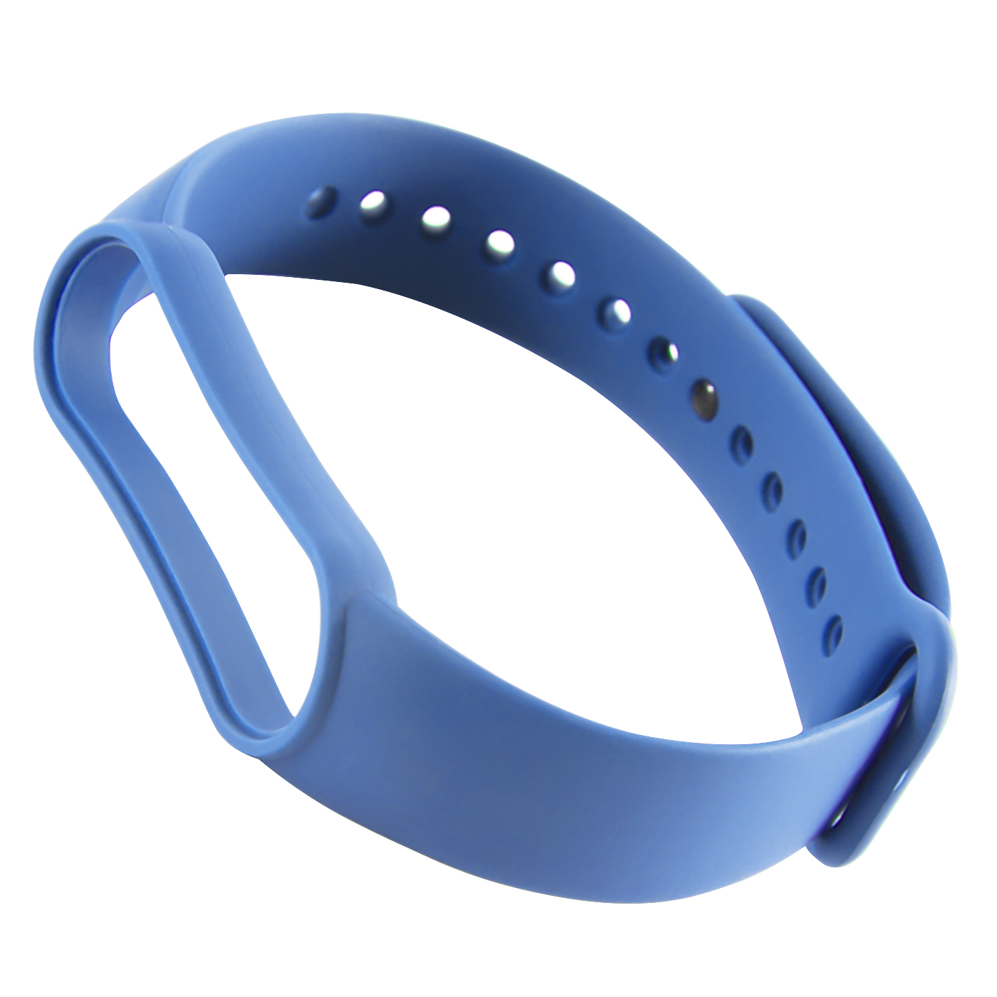 Ремешок RedLine силиконовый Xiaomi Mi Band 5-6 Amazfit Band 5 синий - фото 1