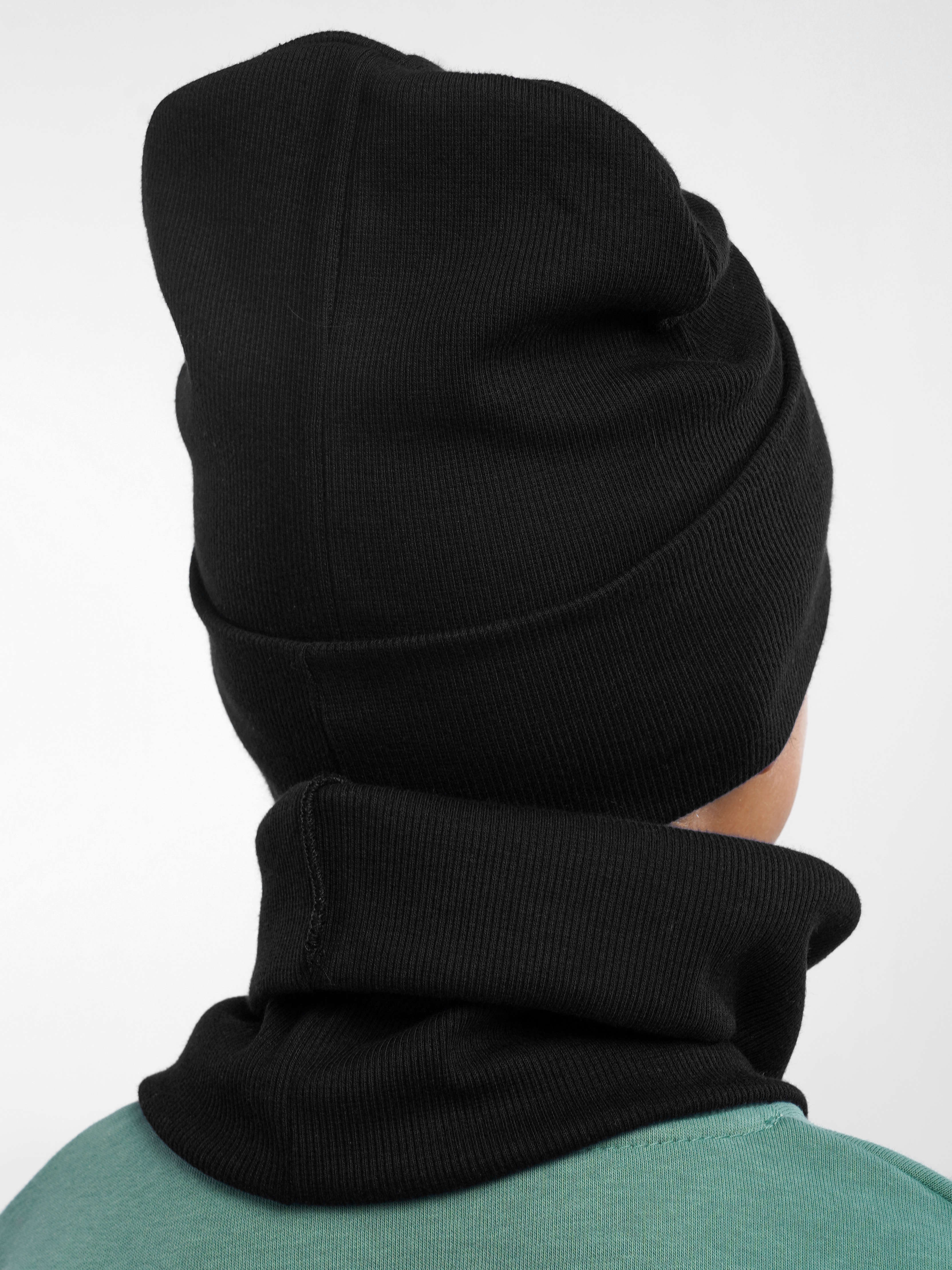 Шапка и снуд ПриКиндер U-Sp24554 Цвет: Черный - фото 9