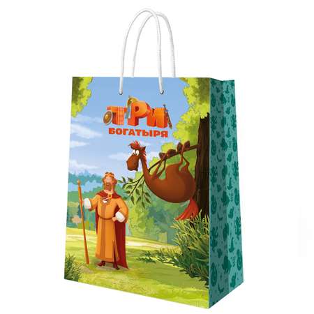 Пакет подарочный ND Play Три Богатыря 2 25*35*10 см