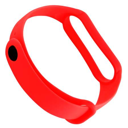 Ремешок RedLine силиконовый Xiaomi Mi Band 5-6 красный №04