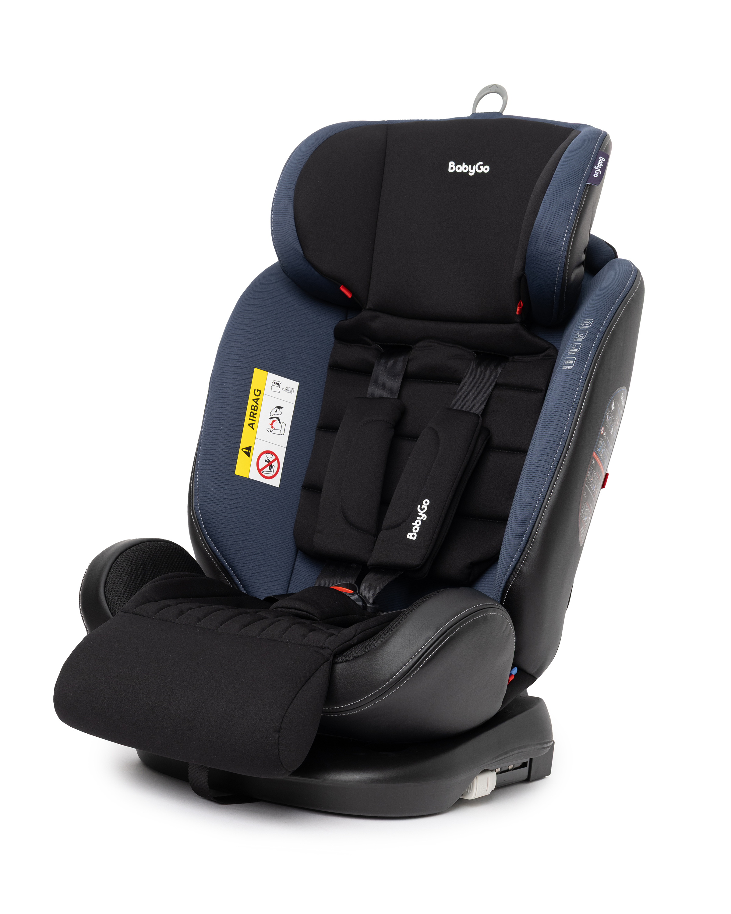 Автокресло BabyGo Multi-Stage New Isofix 0+/1/2/3 (0-36 кг) синий - фото 39