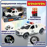 Полицейская машина Bondibon Инерционная машинка свет звук 1:14