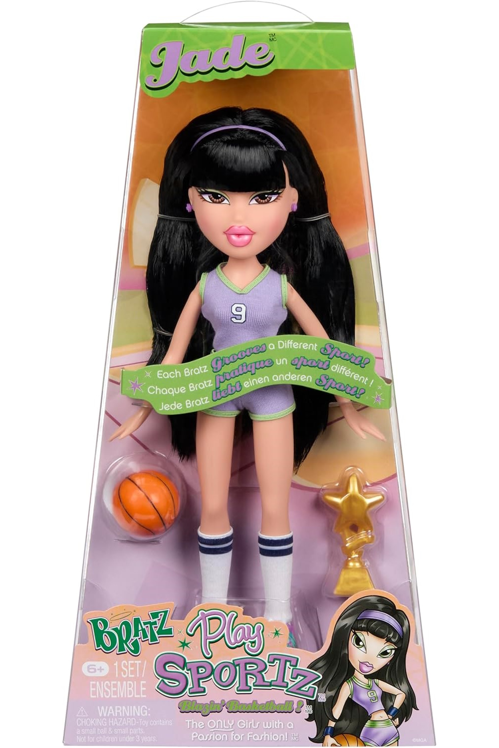 Кукла модельная Bratz Jade Basketball 569541 - фото 7