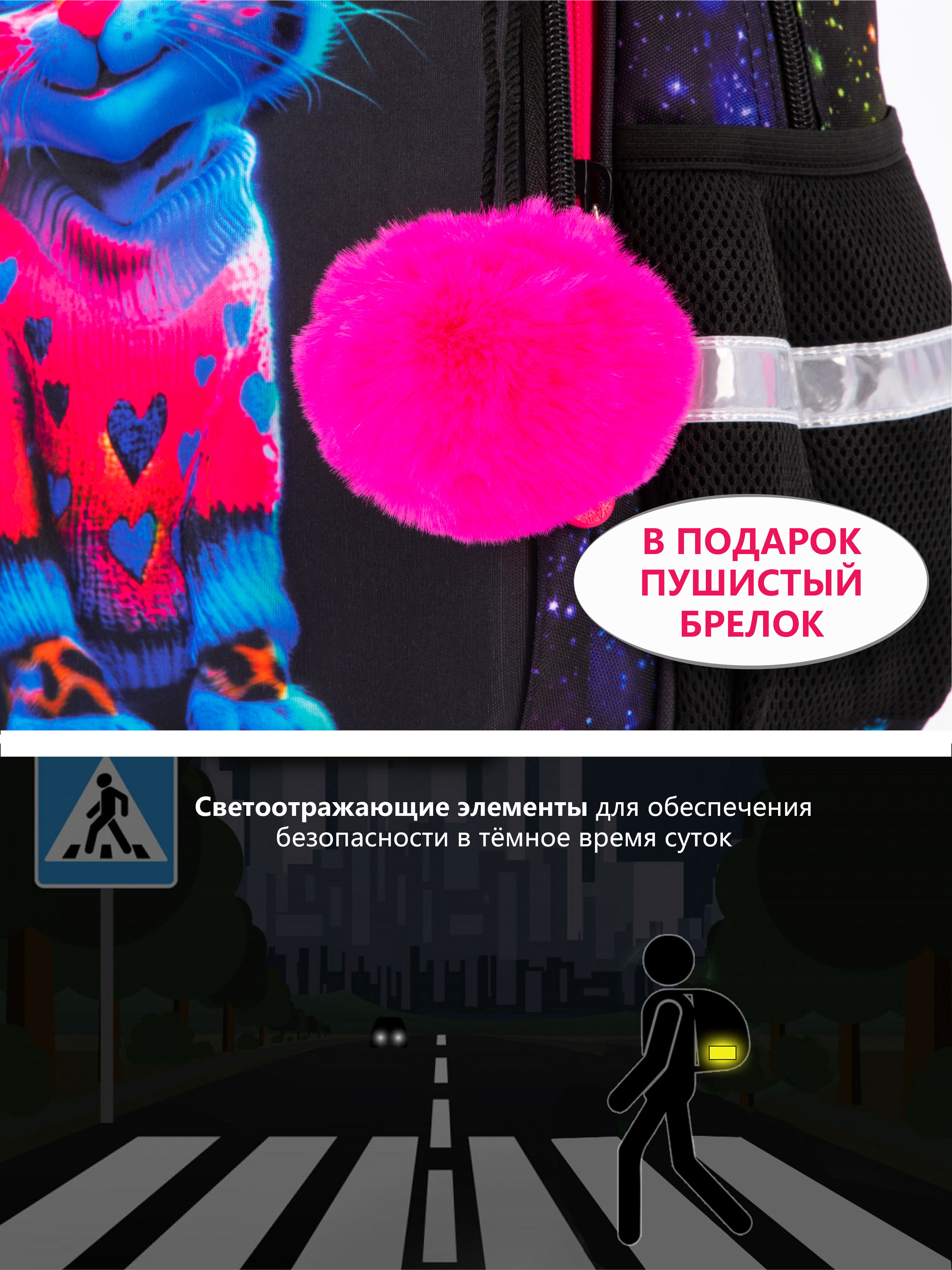 Рюкзак School Standard школьный для девочки 8в1 - фото 8