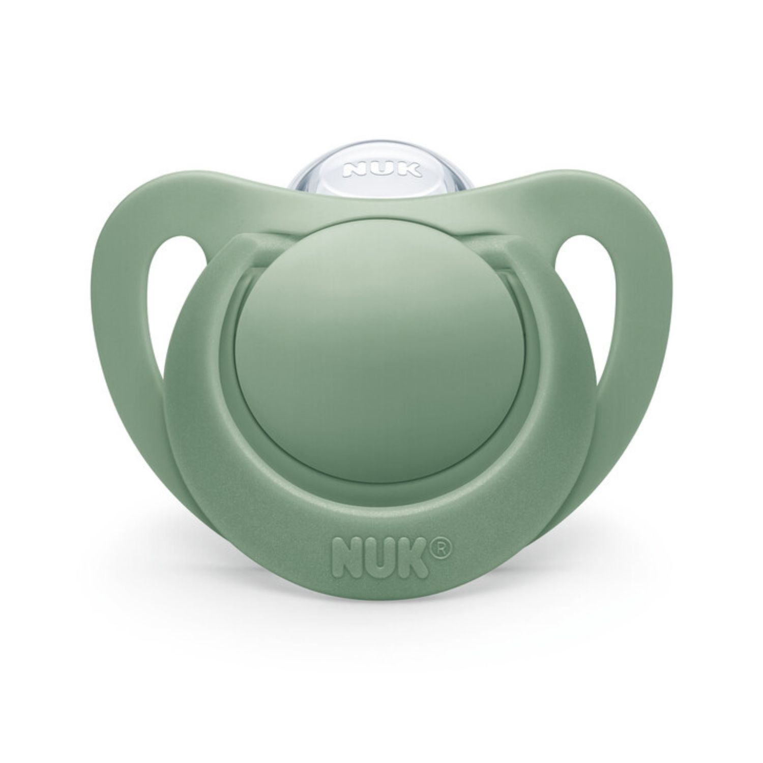 Пустышка Nuk силикон классическая от 6 мес. 2 шт. в ассортименте - фото 1