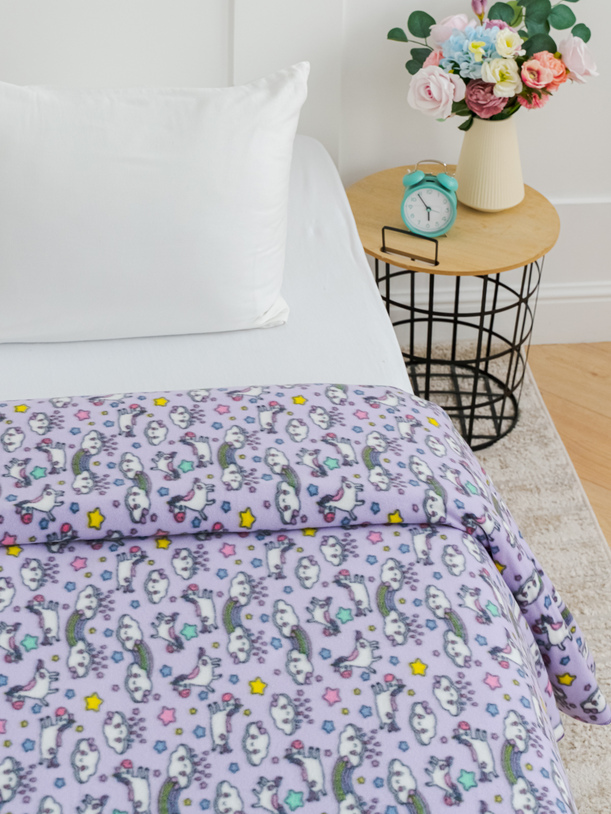 Плед Павлинка Единорожик 150 x 200 см флис - фото 9