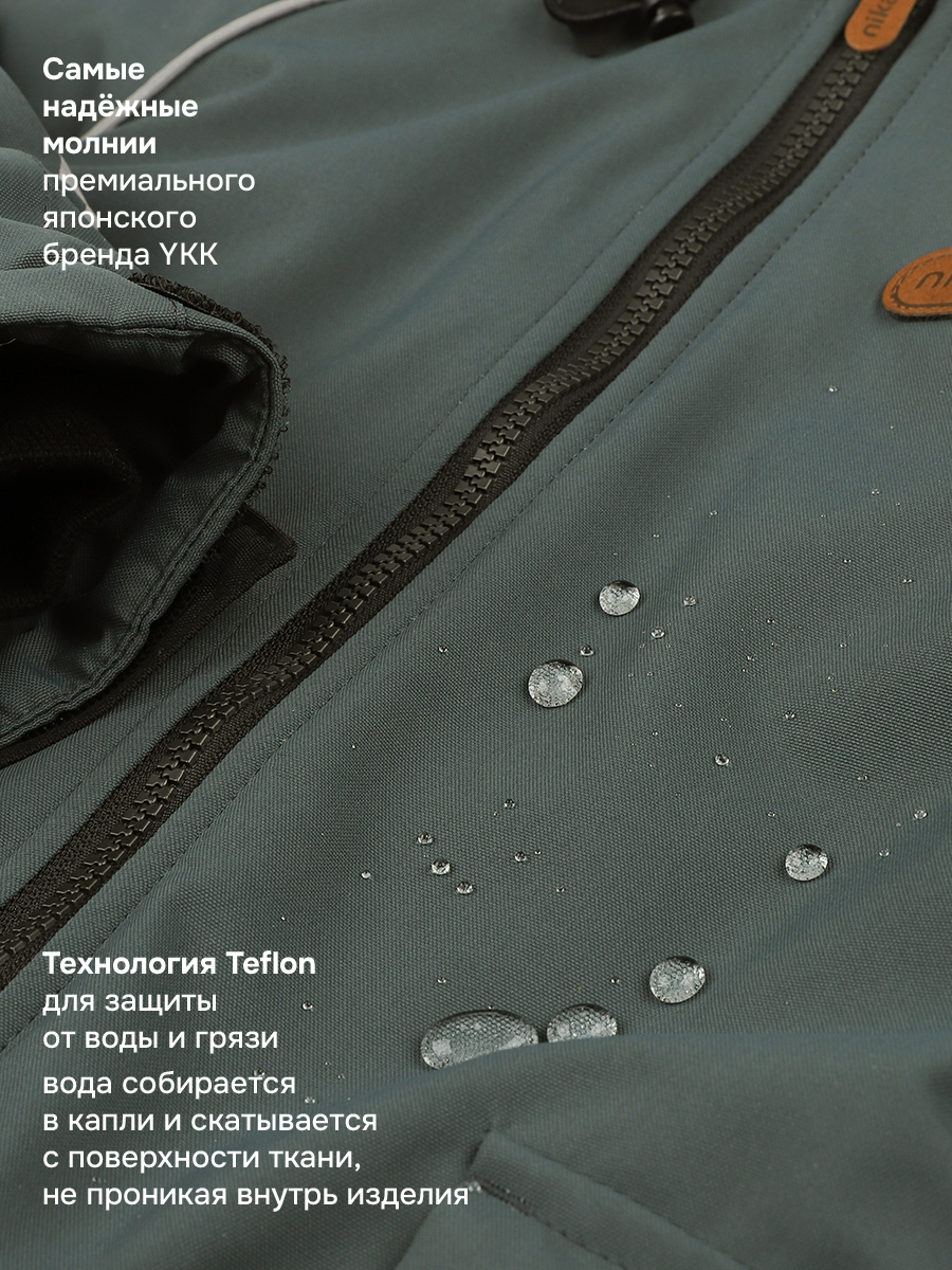Комбинезон NIKASTYLE 8м1726 мох/черный - фото 10