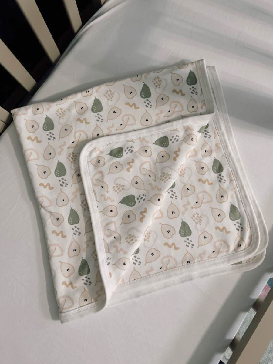 Пелёнка OLANT BABY Pear with me трикотаж 90х90 см - фото 7