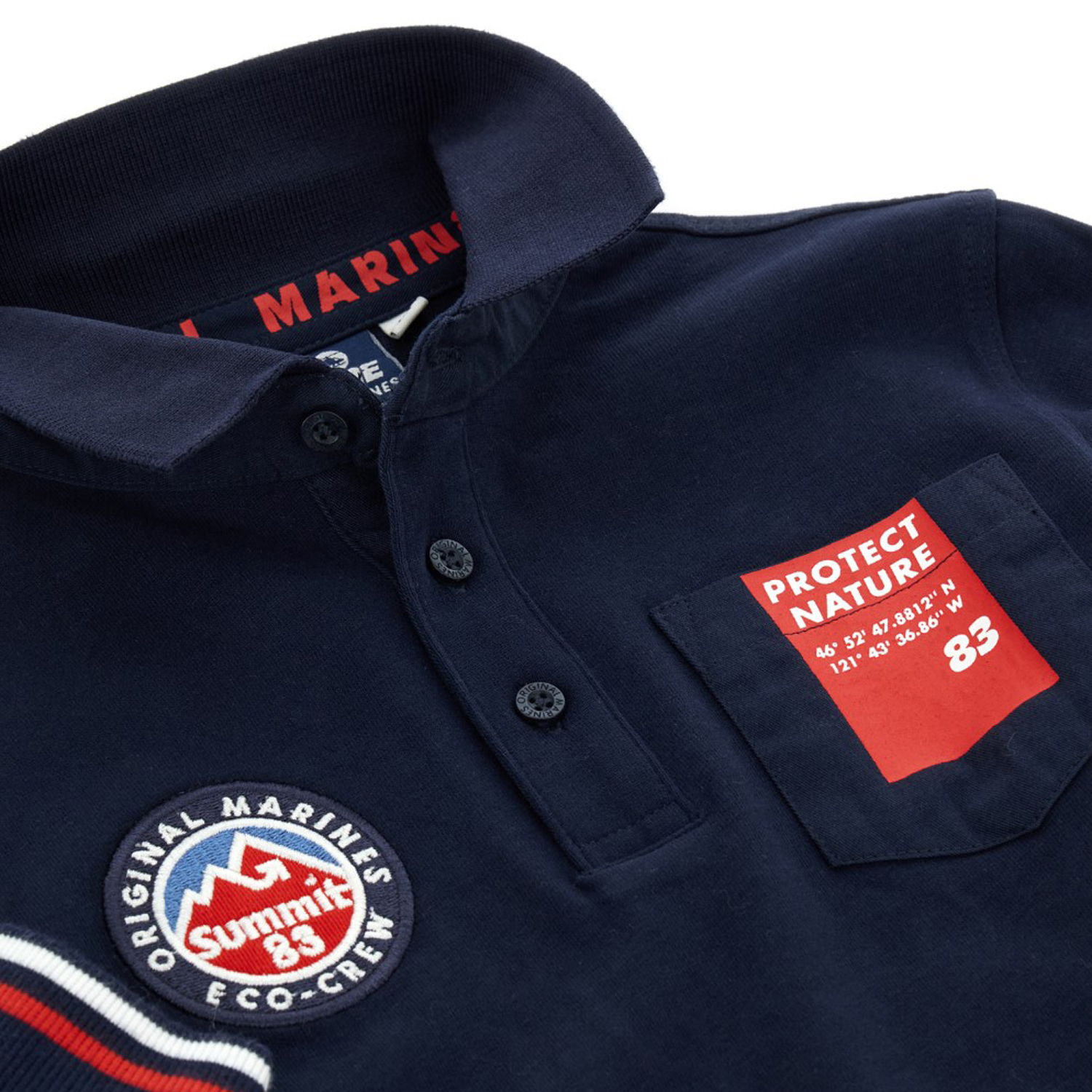 Лонгслив-поло ORIGINAL MARINES DDA2742B_19-3921TCX - фото 5