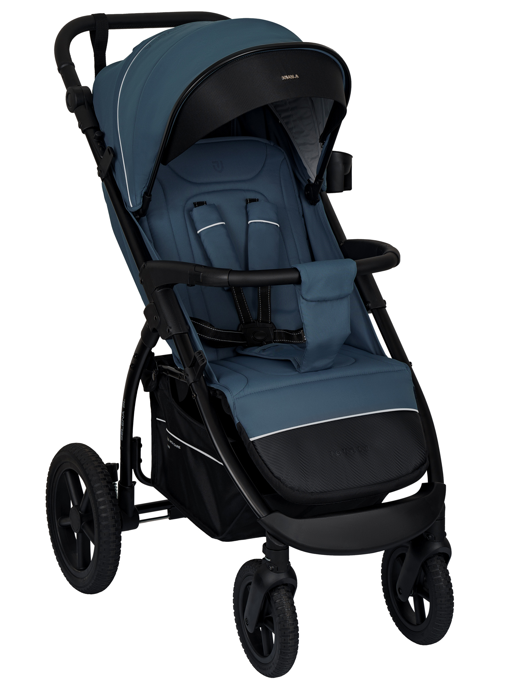 Коляска прогулочная JOVOLA Selena SL, всесезонная синий - фото 17