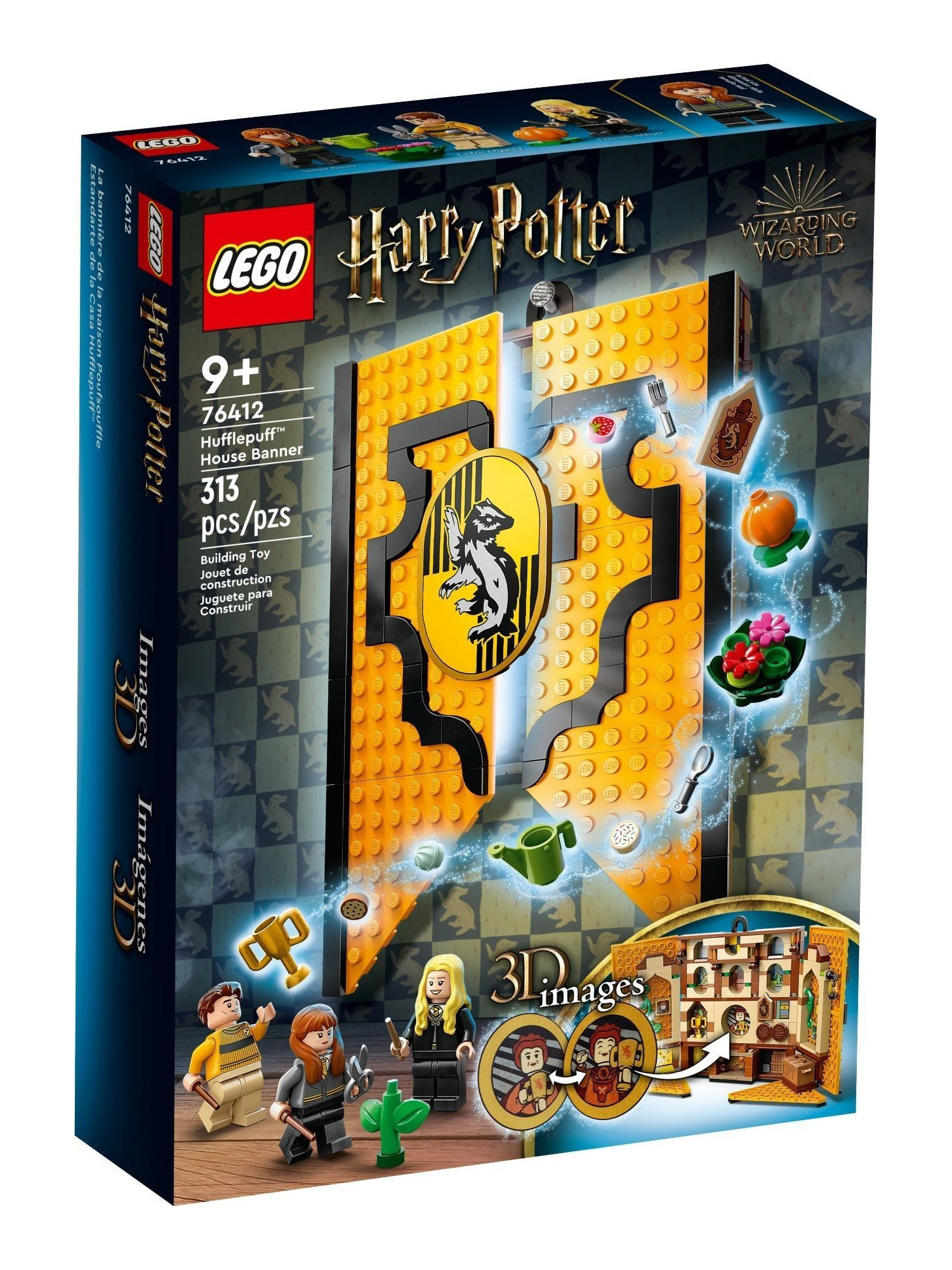 Конструктор LEGO Harry Potter Знамя факультета Пуффендуй 313 дет. - фото 1