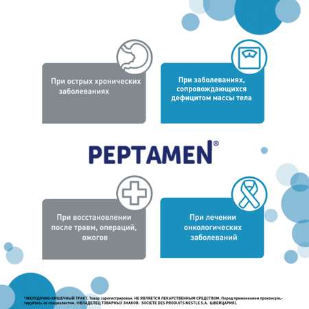 Продукт молочный Nestle Peptamen 400г с 10лет