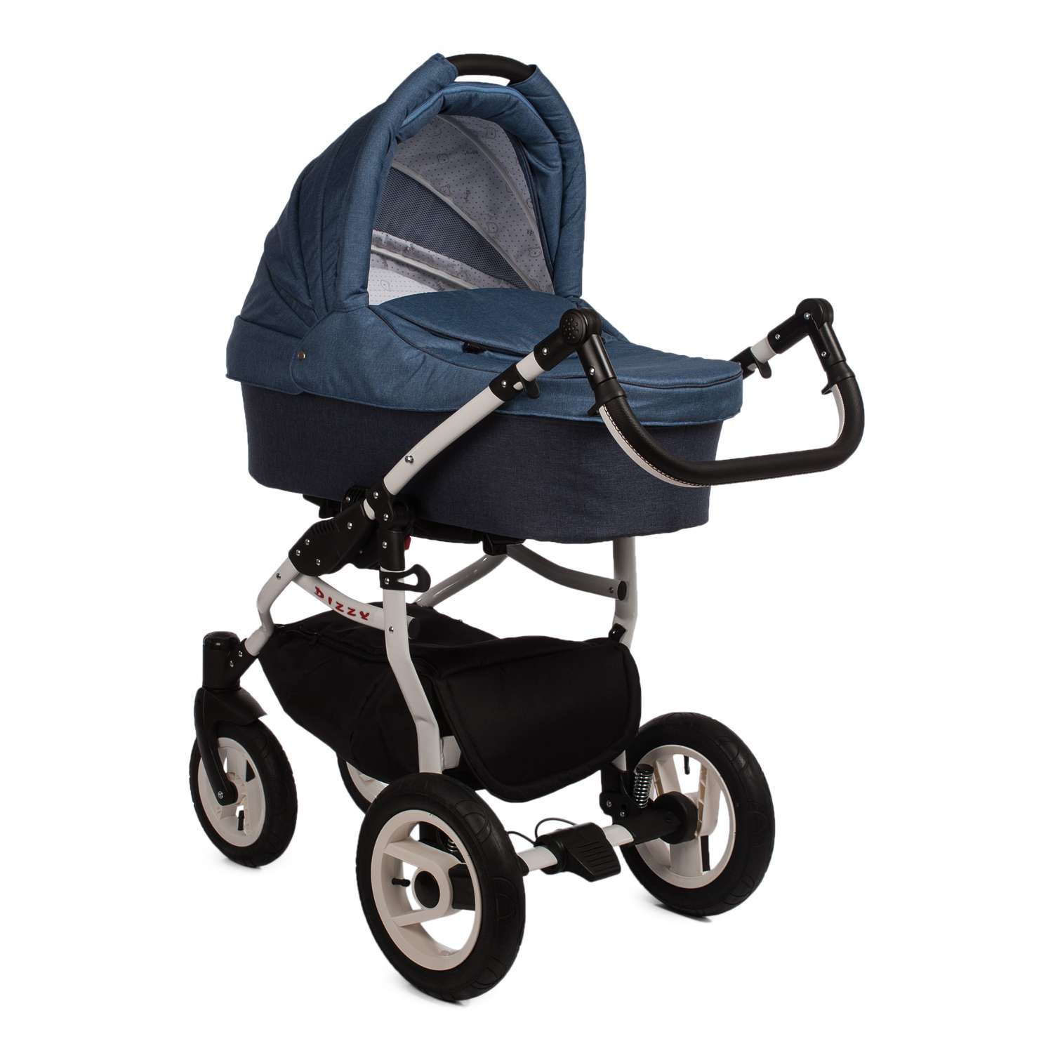 Коляска 2в1 Babyton Dizzy Dark blue-Blue - фото 10