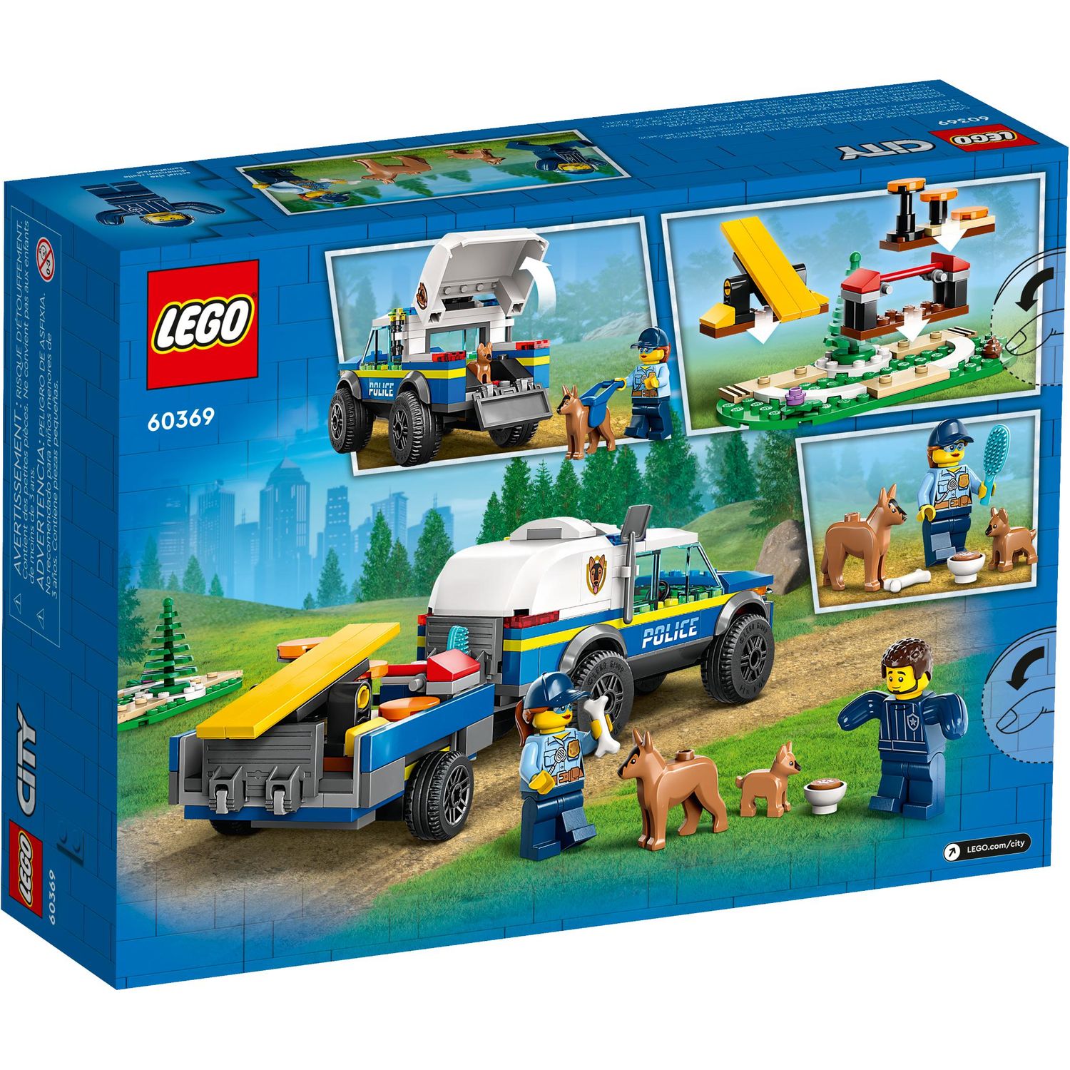 Конструктор LEGO City Дрессировка собак полиции блочный - фото 7