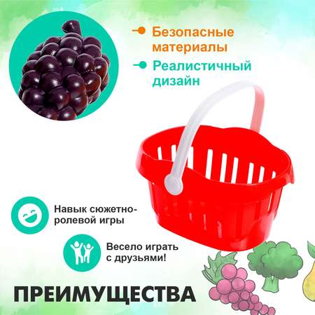 Игровой набор Sima-Land продукты, прилавок, касса, тележки и корзинки