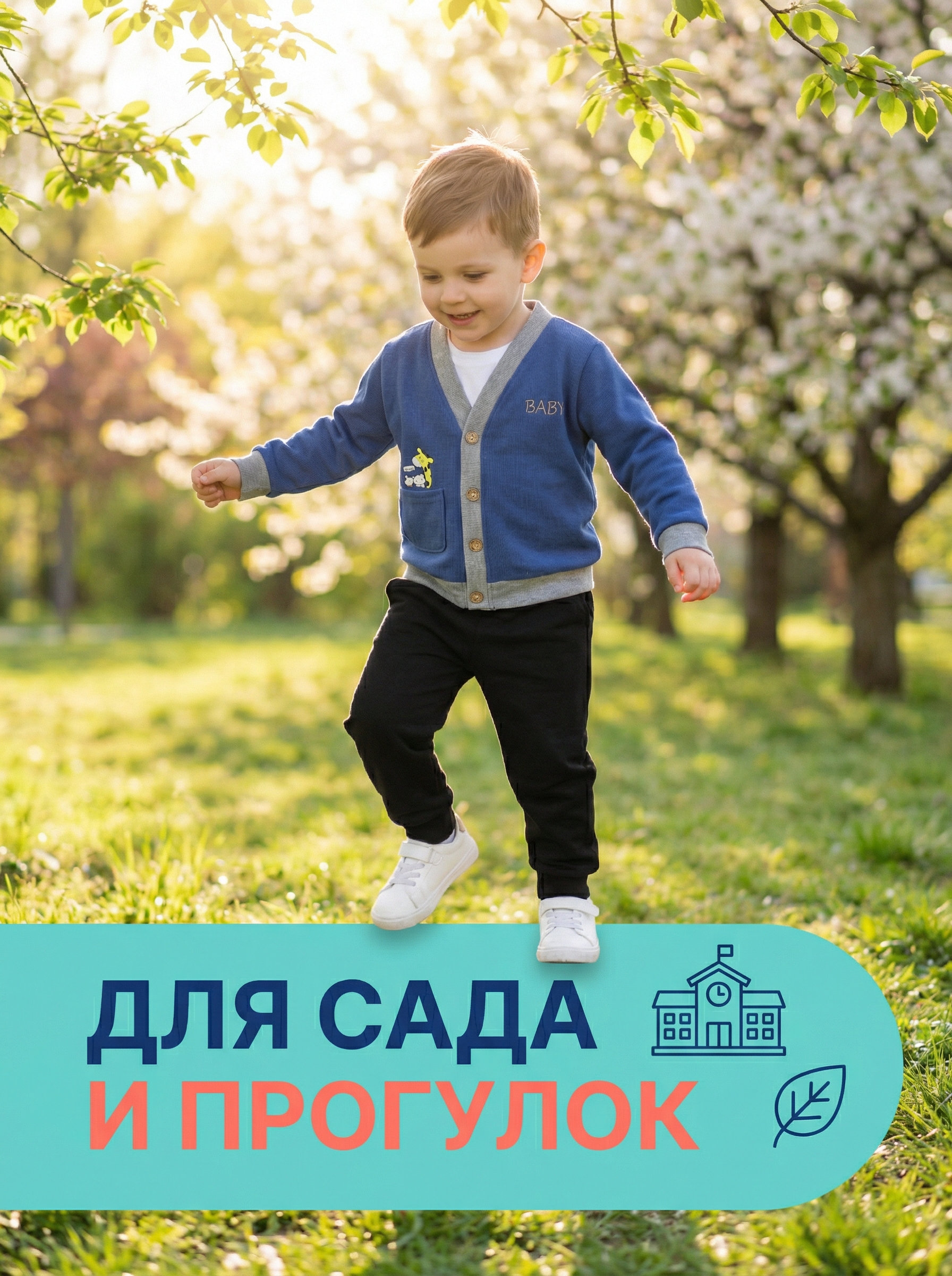 Брюки 3 шт Bambooland 3pants_blackbg - фото 10