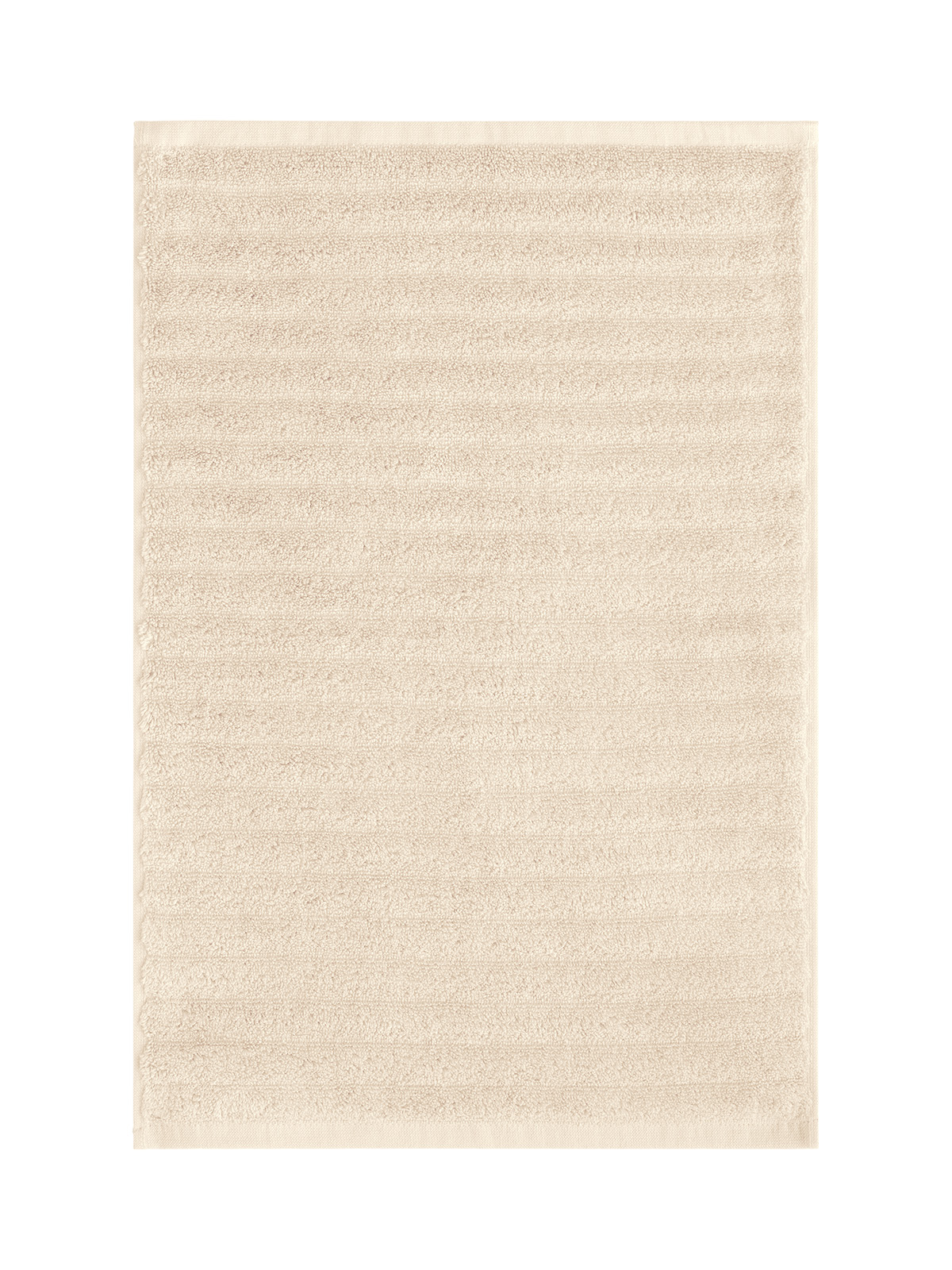 Полотенце махровое DeNASTIA Волна 40x60 см 100% хлопок молочный - фото 6