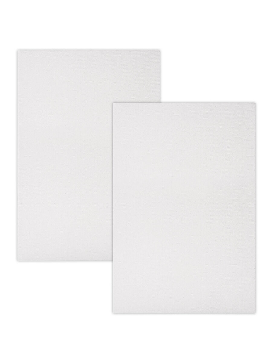 Холст для рисования Brauberg на подрамнике 20х30 см грунтованный 100% хлопок набор 2 штуки - фото 3