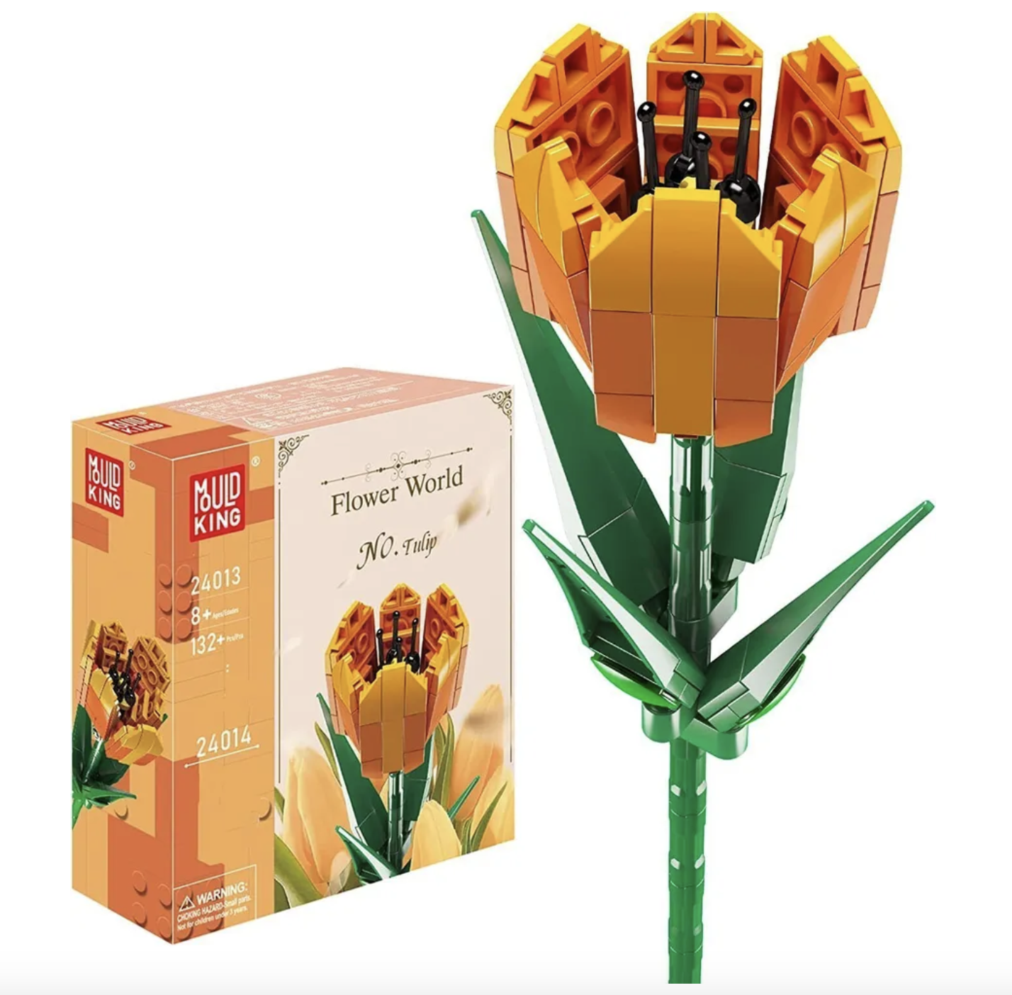 Конструктор Mould King Букет цветов Тюльпан - фото 1