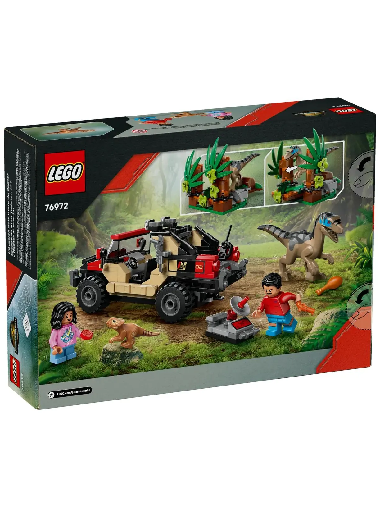 Конструктор LEGO Jurassic World Побег от раптора 285 дет. - фото 3