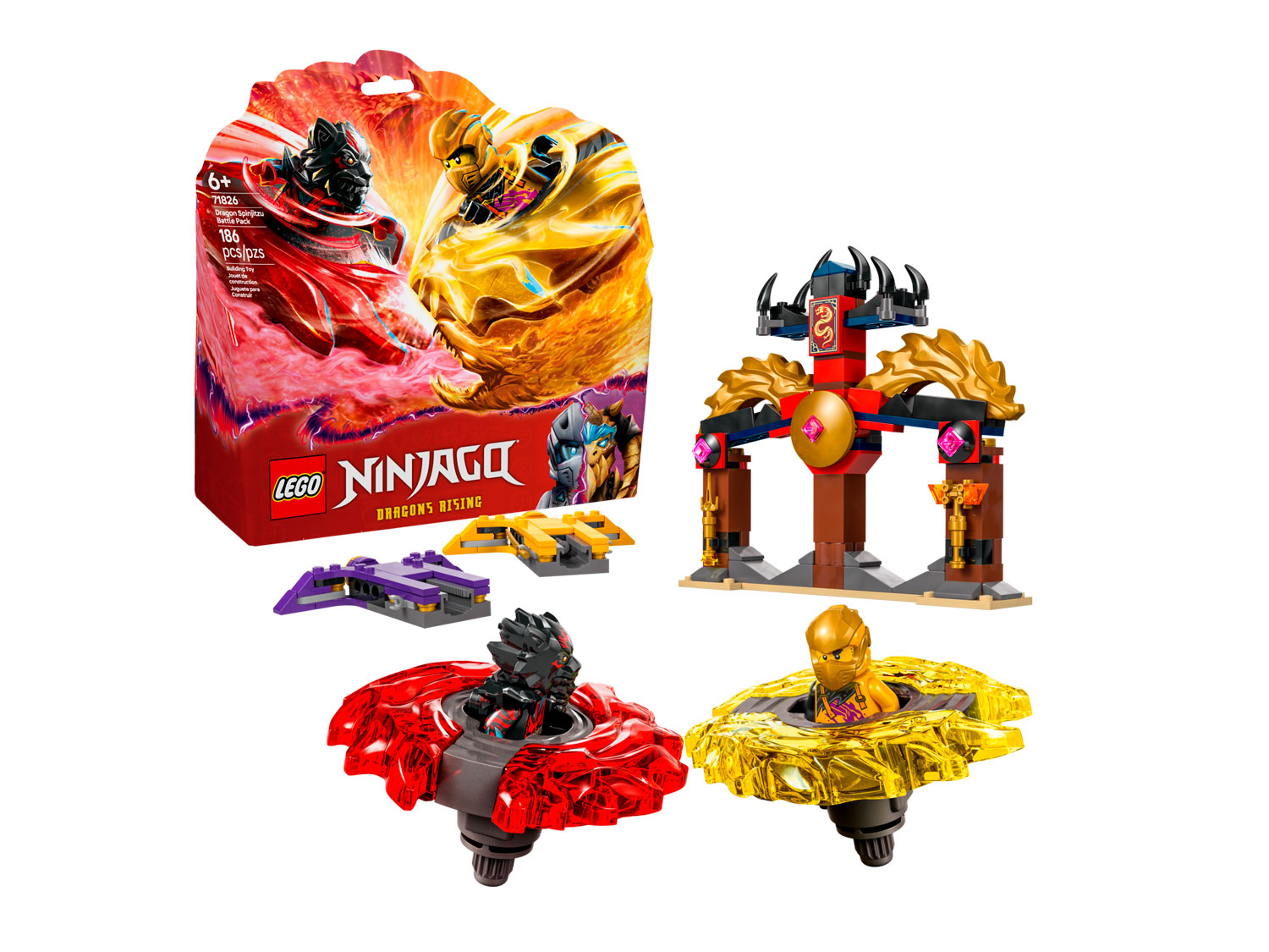 Конструктор LEGO NINJAGO Боевой набор 71826 186 дет. - фото 1