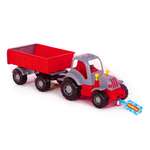 Трактор Полесье Силач с прицепом №1