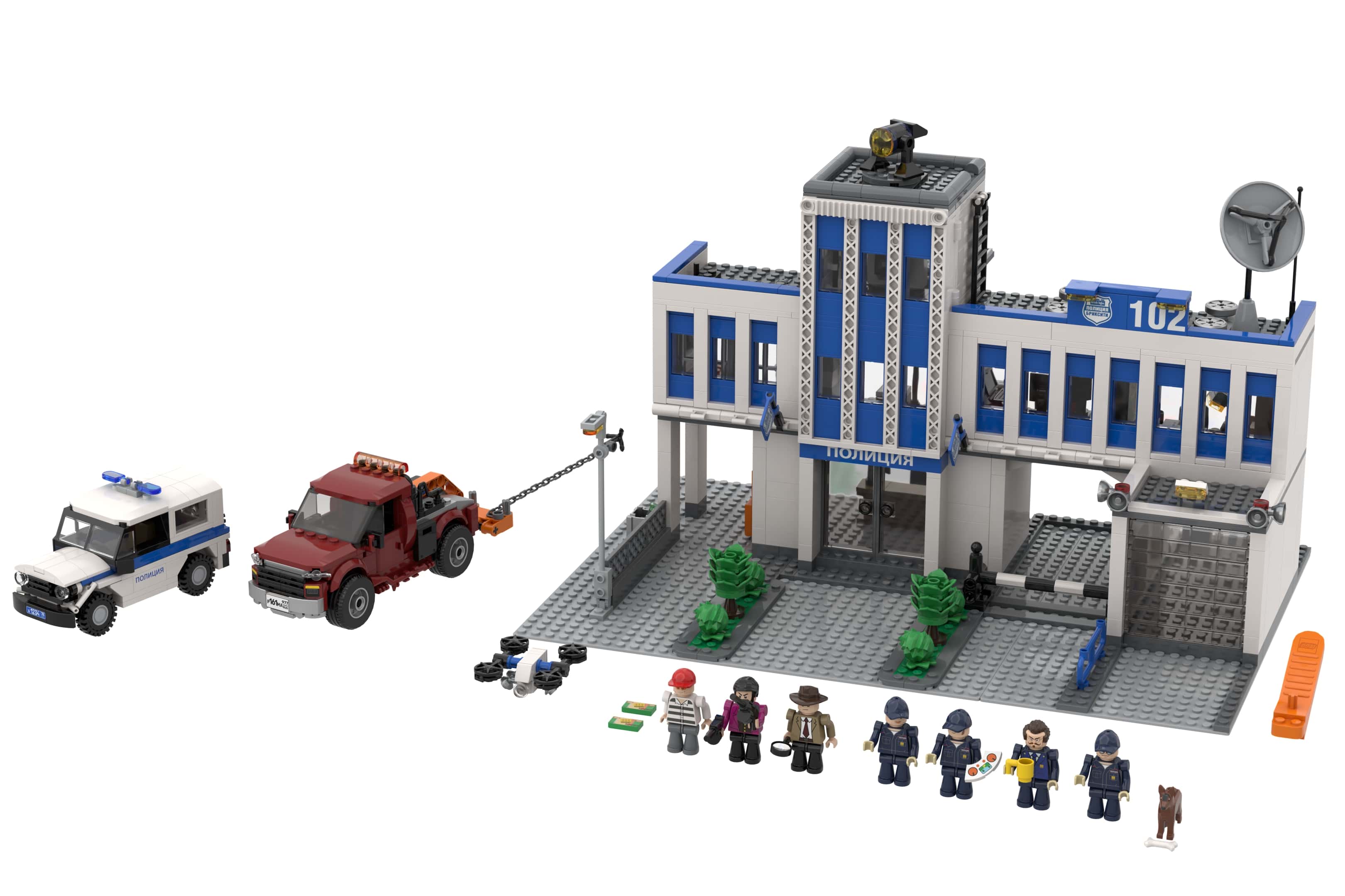 Конструктор brick labs Форт правосудия 1423 дет. - фото 2