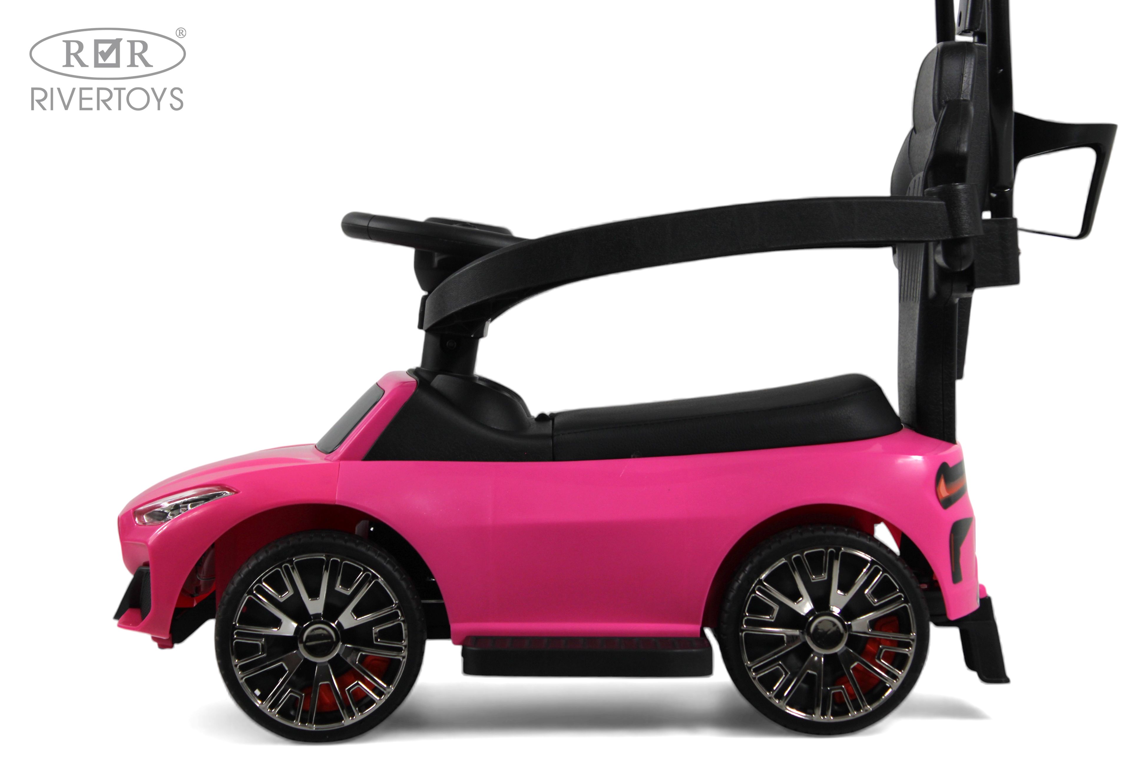 Каталка RIVERTOYS Z005ZZ-BP-PINK розовый - фото 12