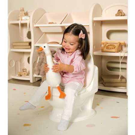 Детский горшок Ifam Easy doing baby potty со звуком белый