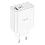 Сетевое зарядное устройство hoco C113A 1*USB 1*USB-C 3А