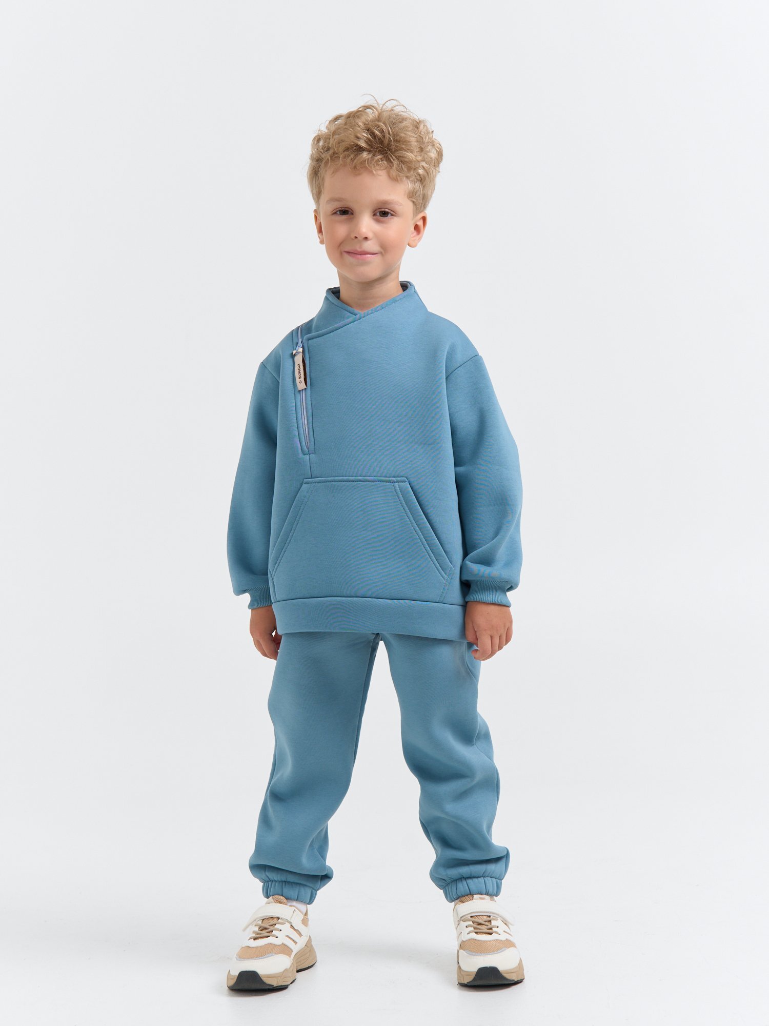 Толстовка BUNGLY 1R8895/Деним - фото 2