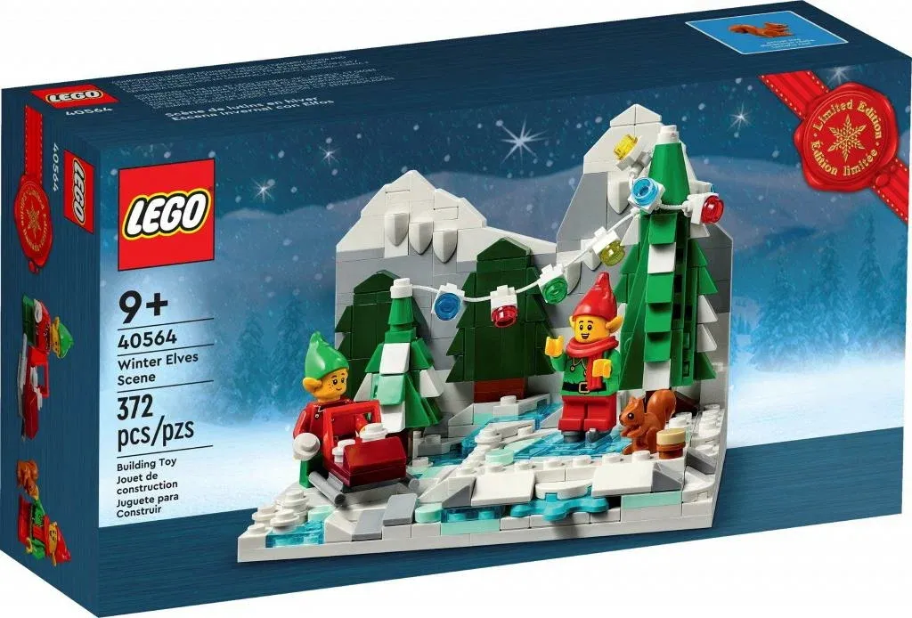 Изображение товара Комнатный конструктор LEGO Creator 40564 Зимняя сцена эльфов, 372 детали