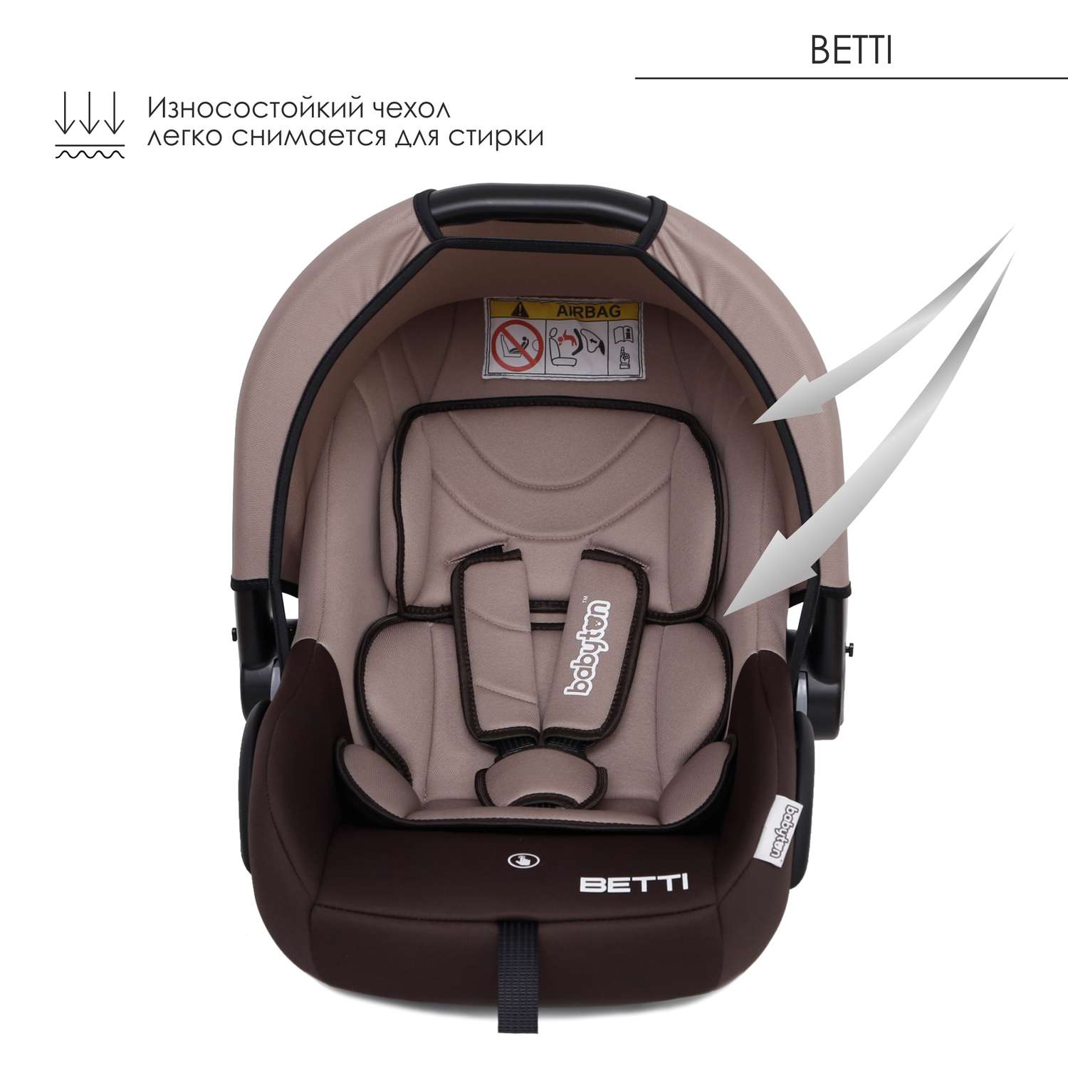 Автокресло Babyton Betti Mokko 0 (0 -13 кг) - фото 10