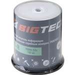 Носители информации Bigtech YCDRP001 CD-R 700МБ Printable 52x 100шт/уп cake