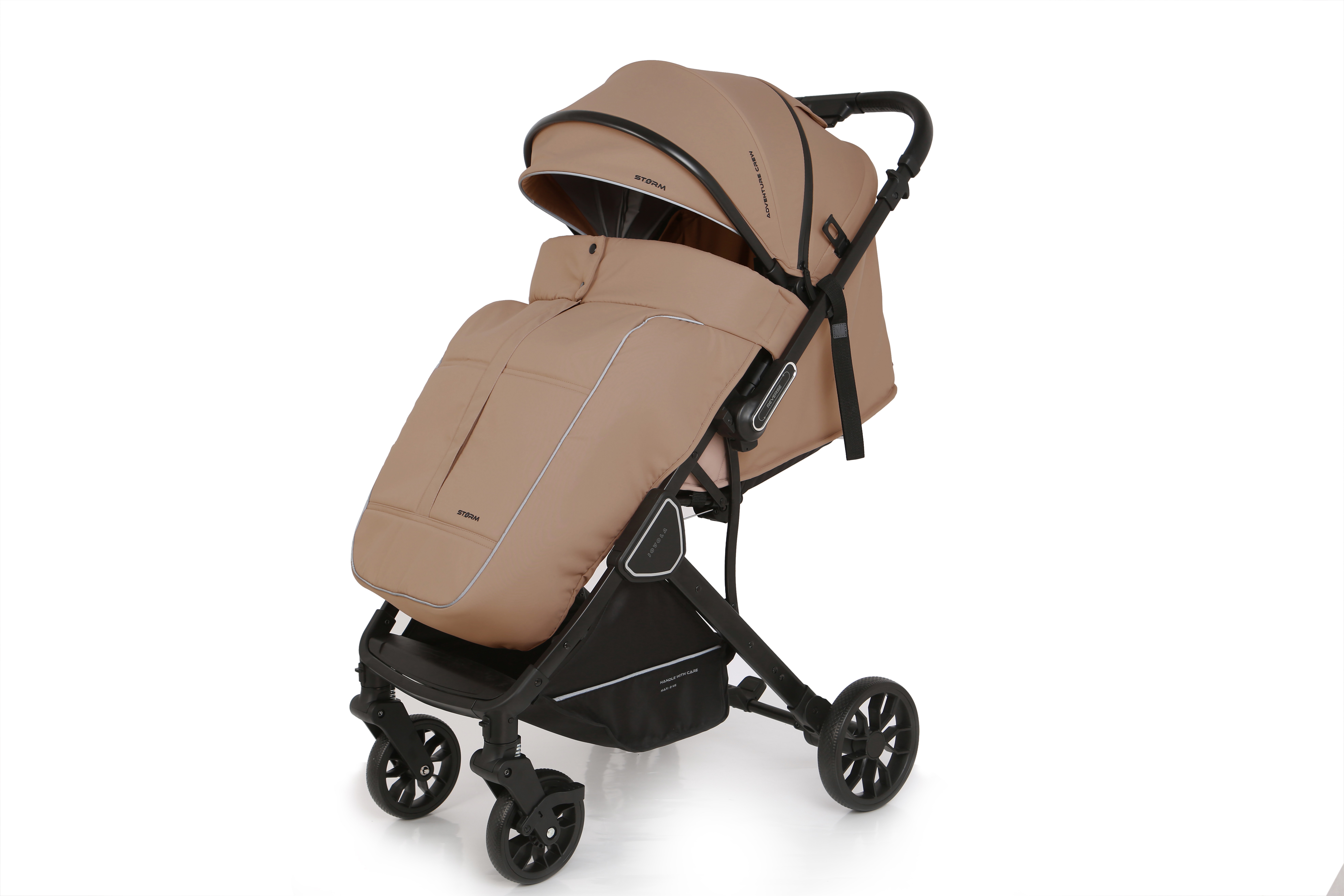 Коляска прогулочная JOVOLA Storm, бежевый - фото 2