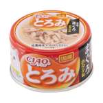 Корм для кошек Inaba Ciao 80г Toromi куриное филе и тунец Магуро со вкусом морского гребешка в бульоне