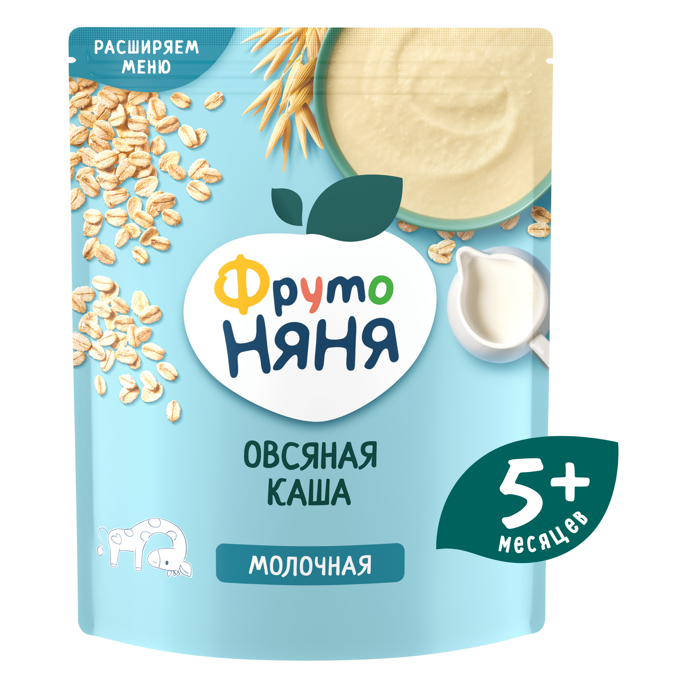 Изображение товара Молочная овсяная каша для малышей ФрутоНяня 200 г с 5 месяцев