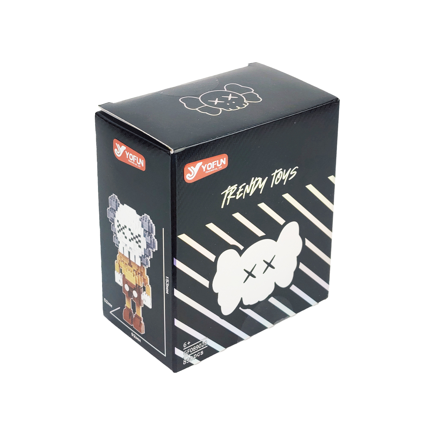 Конструктор Yiwu Yofun Trading Co Balody Kaws из мини-блоков - фото 4