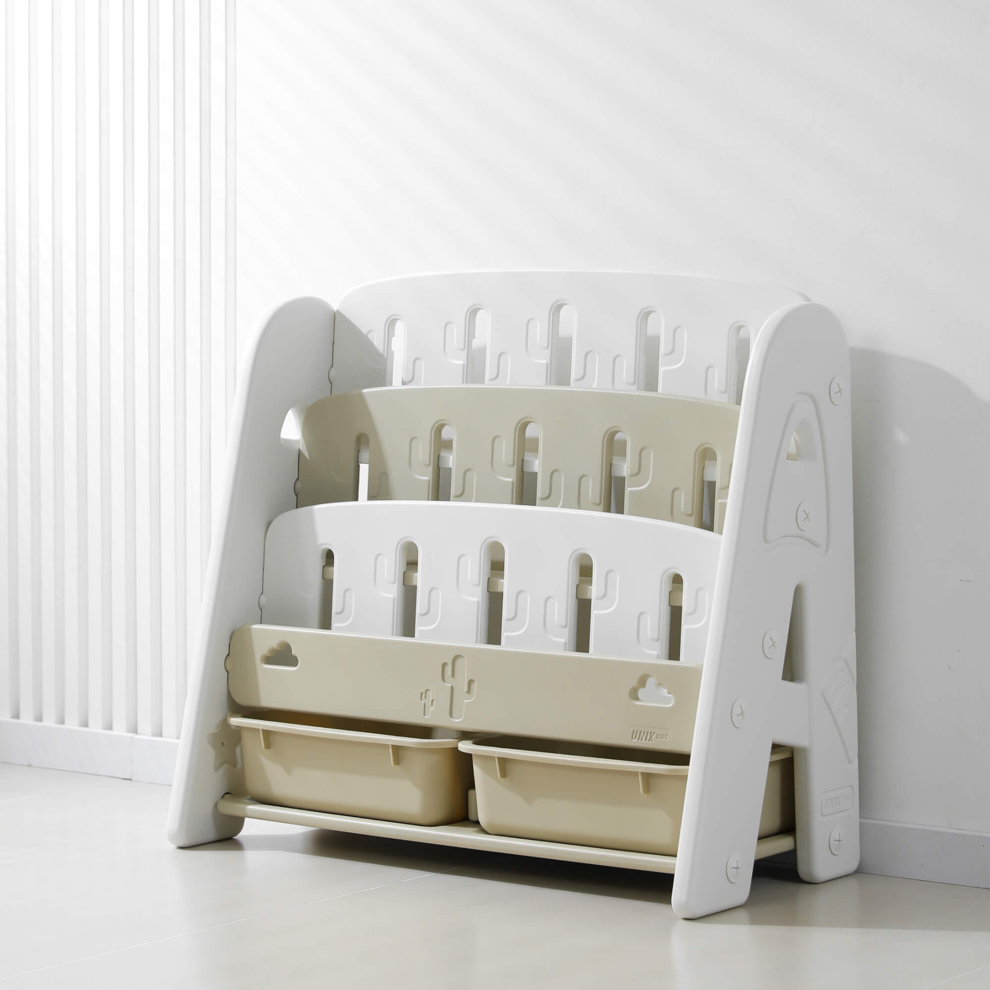 Стеллаж для книг и игрушек UNIX Kids Кактус/Сactus - фото 12