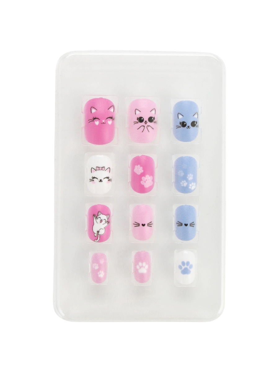 Детские накладные ногти Выбражулька Милая кошечка - фото 2
