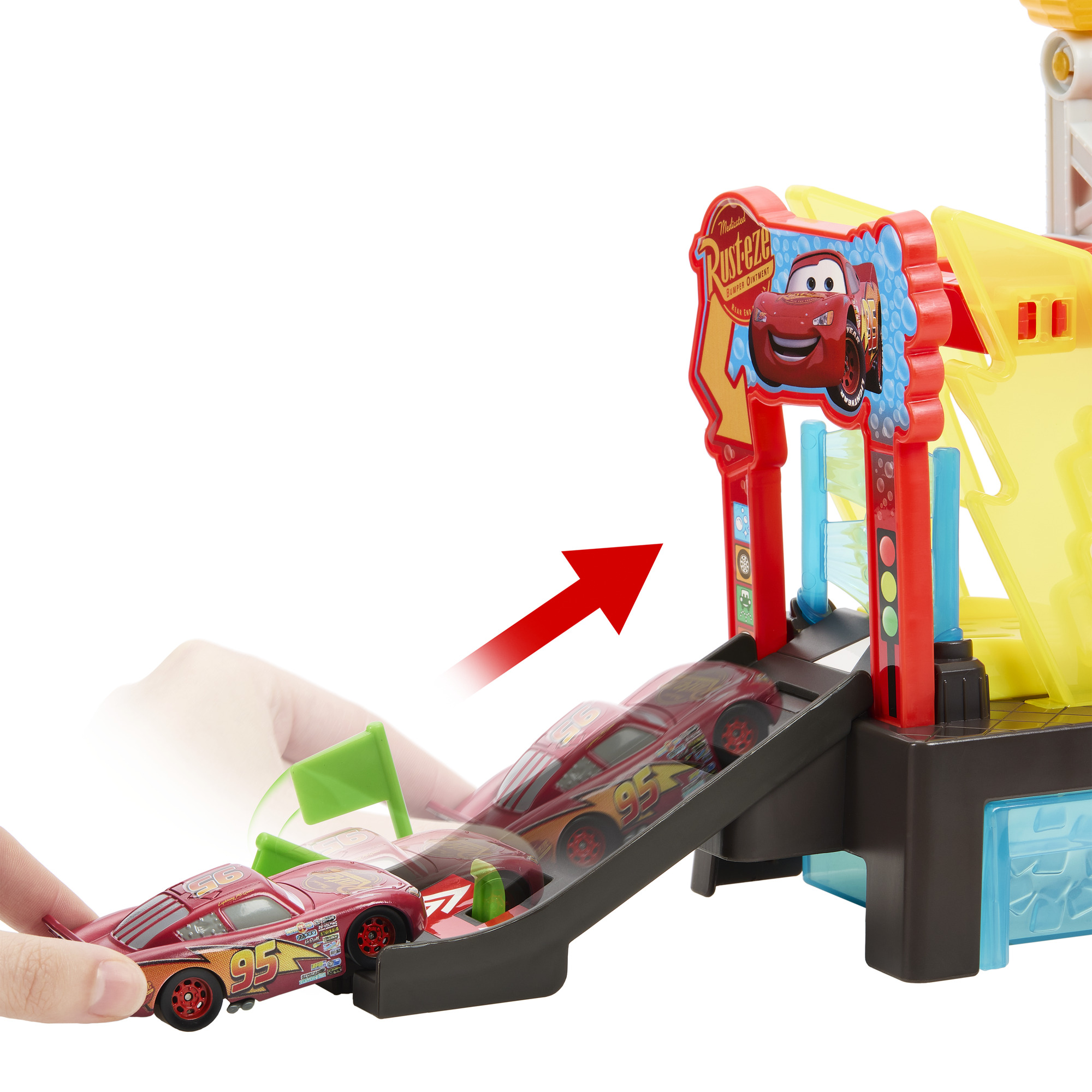 Игровой набор Cars Молния Маккуин Автомойка - фото 7