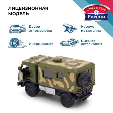 Боевая машина . КАМАЗ КамАЗ/KAMAZ 1:34 зеленый в ассортименте