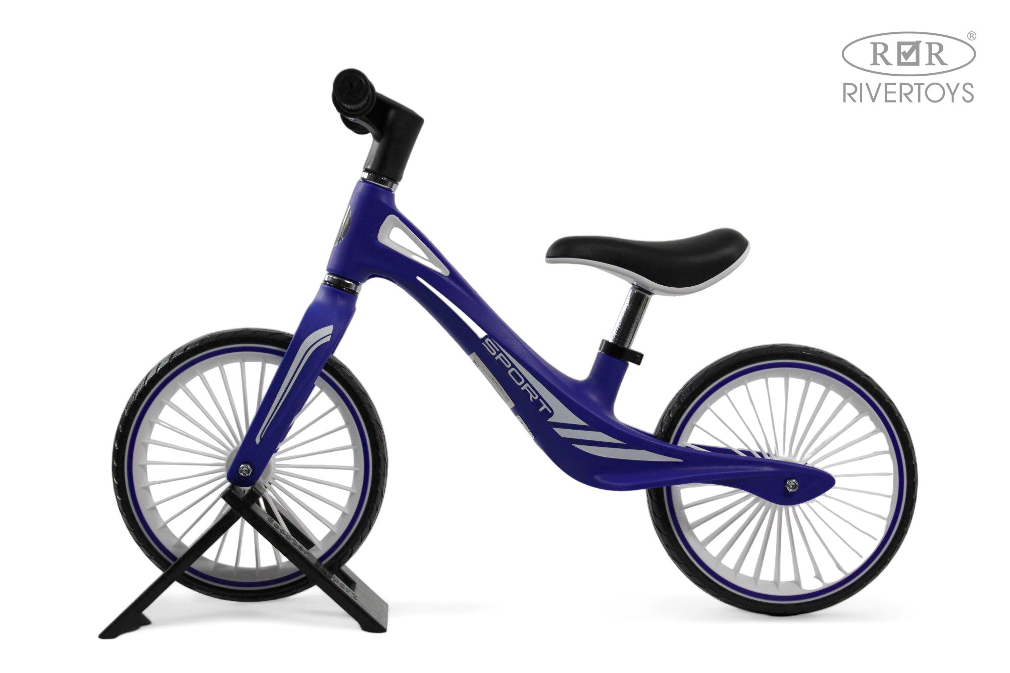 Двухколесный беговел RIVERTOYS 12 дюймов - фото 3