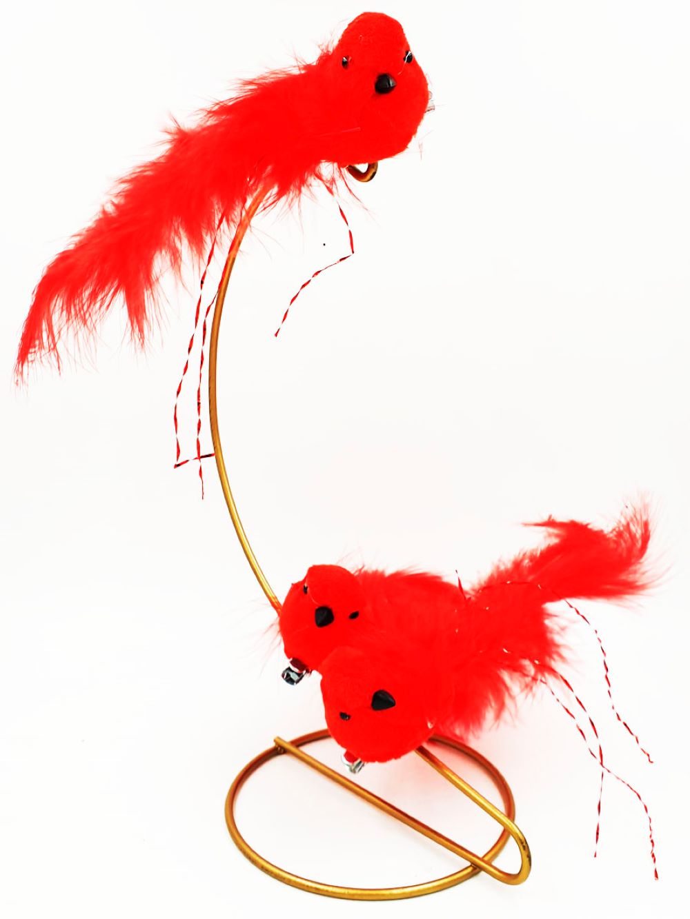 Украшение ёлочное Магия праздника «‎Птицы» 3 шт на прищепках 2 вида 4 см 2 набора - фото 1