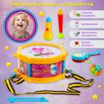 Игрушка музыкальная Veld Co барабаны, труба, микрофон
